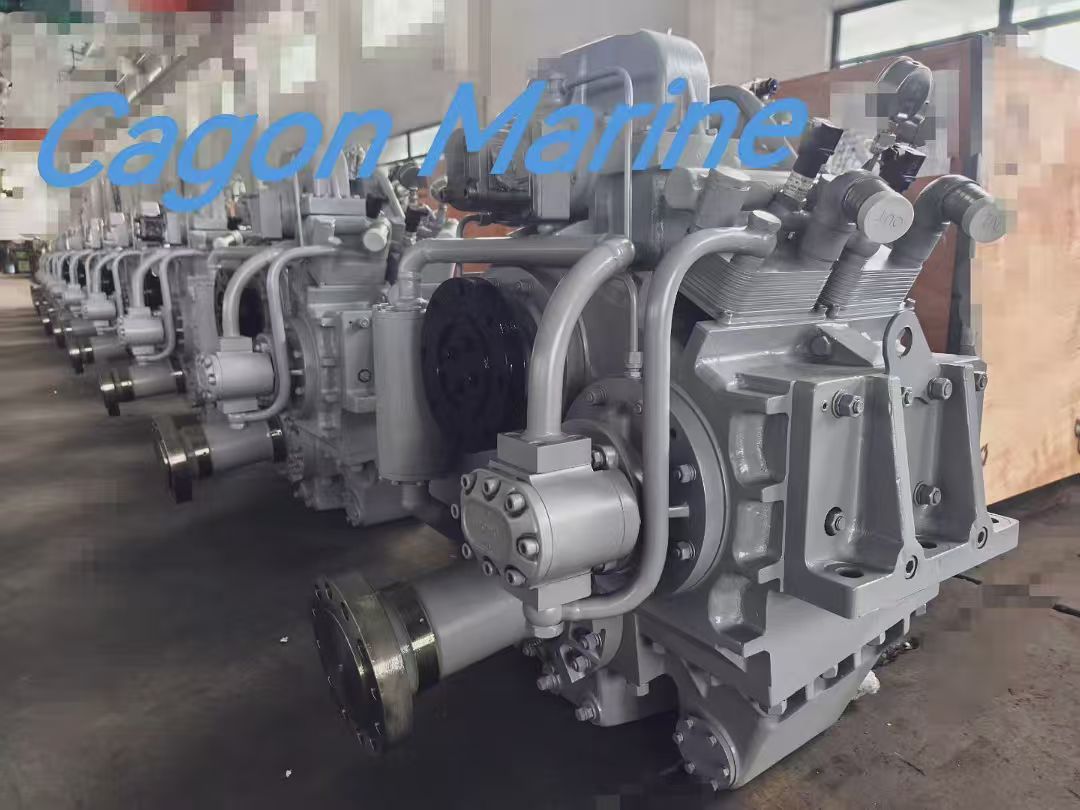 Высокоскоростной главный двигатель мощностью 1500 л.с., V-образная трансмиссия с большим углом наклона,